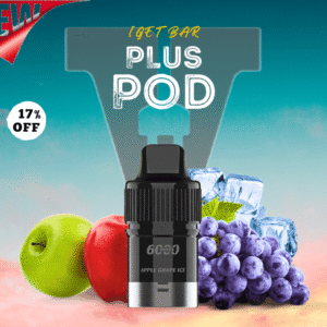 APPLE GRAPE - IGET BAR PLUS 6000 (DISPOSABLE) (NEW FLAVOUR!)