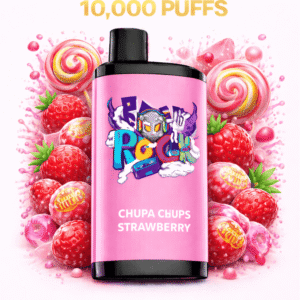 CHUPA CHUPS STRAWBERRY (NEW FLAVOUR!) - IGET BAR PRO 10,000