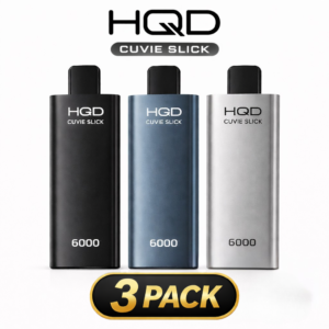 HQD Cuvie Slick 6000 3 Pack - Starter Bundle