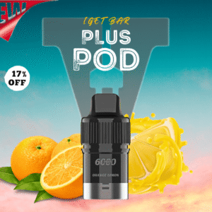 ORANGE LEMON - IGET BAR PLUS 6000 (DISPOSABLE) (NEW FLAVOUR!)
