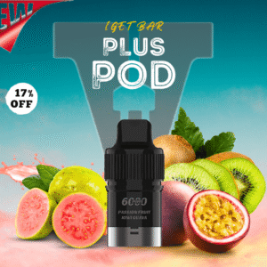 PASSIONFRUIT KIWI GUAVA - IGET BAR PLUS 6000 (DISPOSABLE)