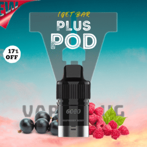 RASPBERRY BERRY - IGET BAR PLUS 6000 (DISPOSABLE) (NEW FLAVOUR!)